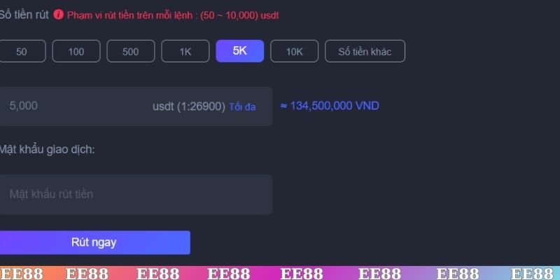 Một số lưu ý khi áp dụng hướng dẫn rút tiền EE88